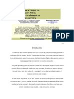 Pruebas para Valorar Las Cualidades Físicas