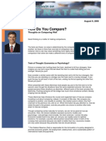 How Do You Compare - Thoughts On Comparing Well - Mauboussin - On - Strategy - 20060809