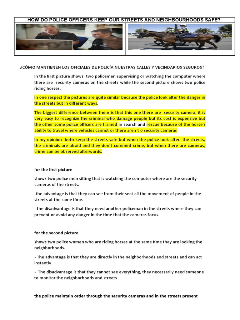 Police Methods for Neighborhood Safety | PDF | Closed Circuit ...