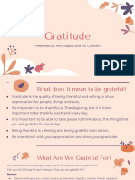 Gratitude Lesson
