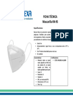 Ficha de Cubrebocas KN-95