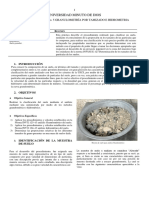 Análisis granulométrico y hidrométrico de suelo para clasificación