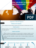 Bienestar Psicológico de Hombres Jovenes Homosexuales