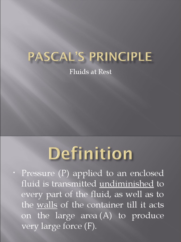 Understanding Fluid Pressure Dynamics | PDF | Technology & Engineering