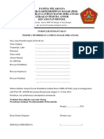 Formulir Pendaftaran PKD Dan Diklatsar
