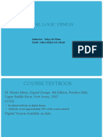 Digital Logic Design: Instructor: Yahya Ali Khan Email: Yahya - Ali@se - Uol.edu - PK