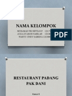 Kasus Restauran Padang