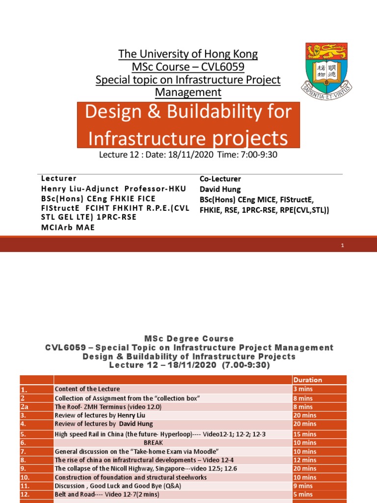 Design & Buildability in Infrastructure Projects | PDF | Art ...