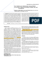 Ambulatory High-Dose Methotrexate Administration Among Pediatric Osteosarcoma Patients in An Urban, Underserved Setting Is Feasible, Safe, and Cost-Effective