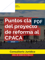 Puntos Principales Reforma CPACA 2020