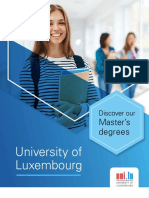 University of Luxembourg: Master's Degrees