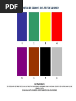 Tarjetas del Test de Lüscher | PDF