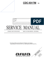Service Manual: CDC-X917M