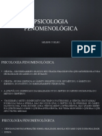 PSICOLOGIA FENOMENOLÓGICA