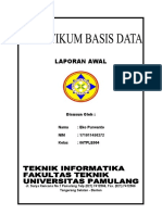 Pratikum Basis Data 11,12,13 & 14