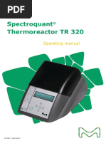 Spectroquant Thermoreactor TR 320: Operating Manual