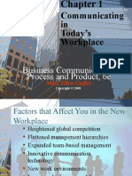 Communicating in Today's Workplace: Business Communication: Process and Product, 6e