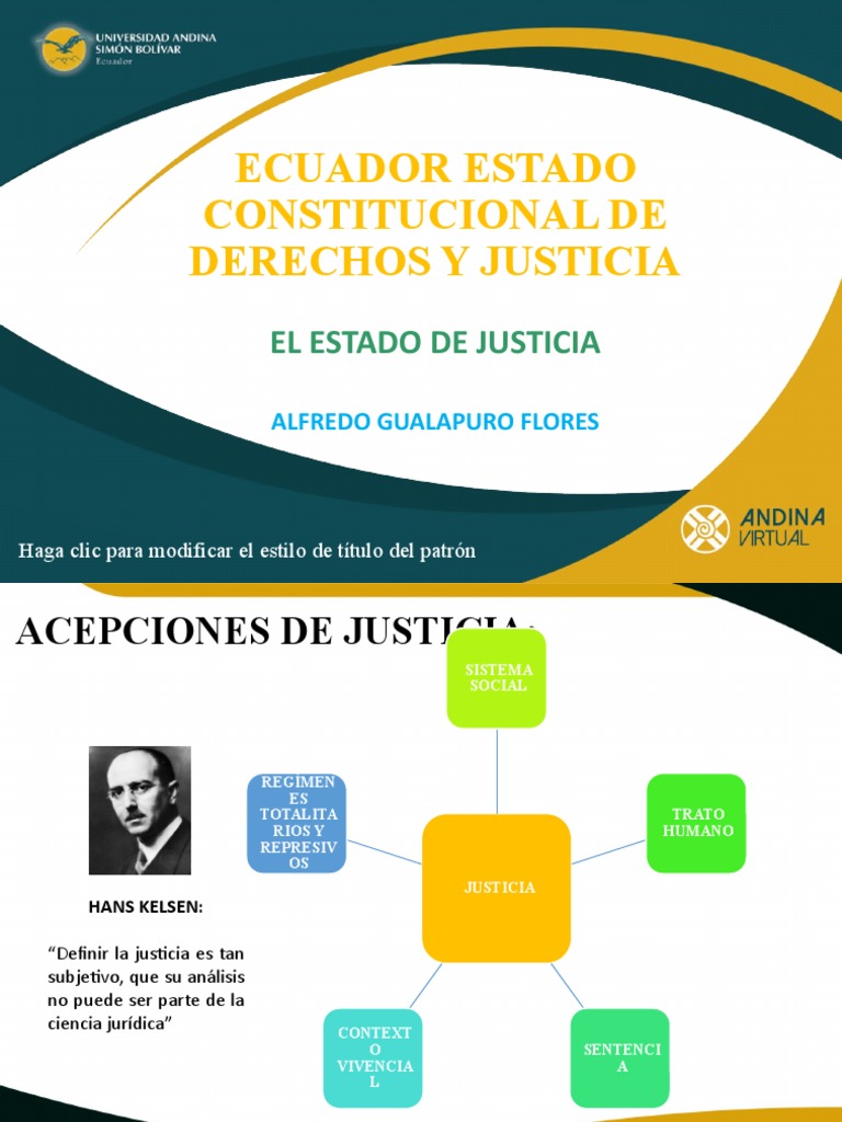 Ecuador Estado Constitucional de Derechos y Justicia | PDF | Juez ...