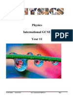 IGCSE Physics Year 11 Notes 2014 2015