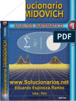 SOL 1 Análisis Matemátio - Demidovih - Tomo I