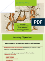 Nutritional Assessment and Disease Pathophysiology