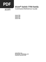 3com Switch 7750 Command Reference