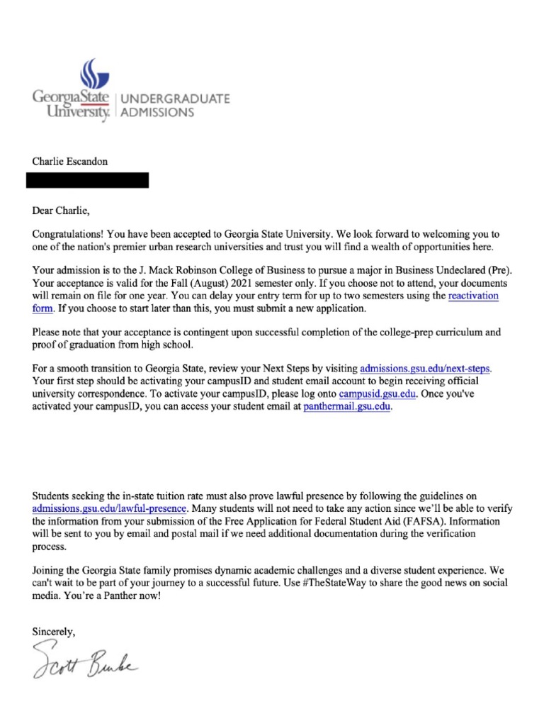 Gsu Acceptance PDF