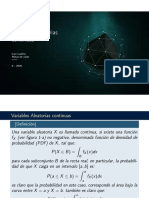 Variables Aleatorias Continuas