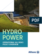 Hydro Power: Operational All Risks Policy Overview