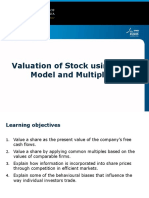 Lecture 7 - Stock Valuation Using Discounted Free Cash Flow and Multiples