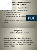 PT Ix (Aspek-Aspek Jaminan Kepastian Hukum)