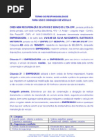 MODELO Termo Responsabilidade Retirada de Equipamentos