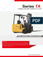 3-Wheel Electric Forklift 1.6-2.0t