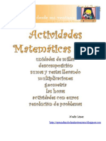 actividades matemticas 3°