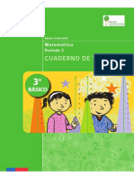 Cuaderno de Trabajo 3basico Periodo3 Matematica