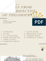The Self From The Perspective of Philosophy