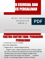 Faktor Esensial Dan Proses Persalinan