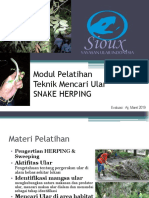 Presentasi Modul 2 Snake Herping 2019