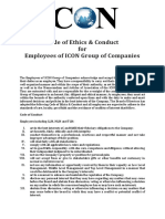 Employee Code of Ethics & Conduct