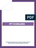 PPT Guidelines Summary