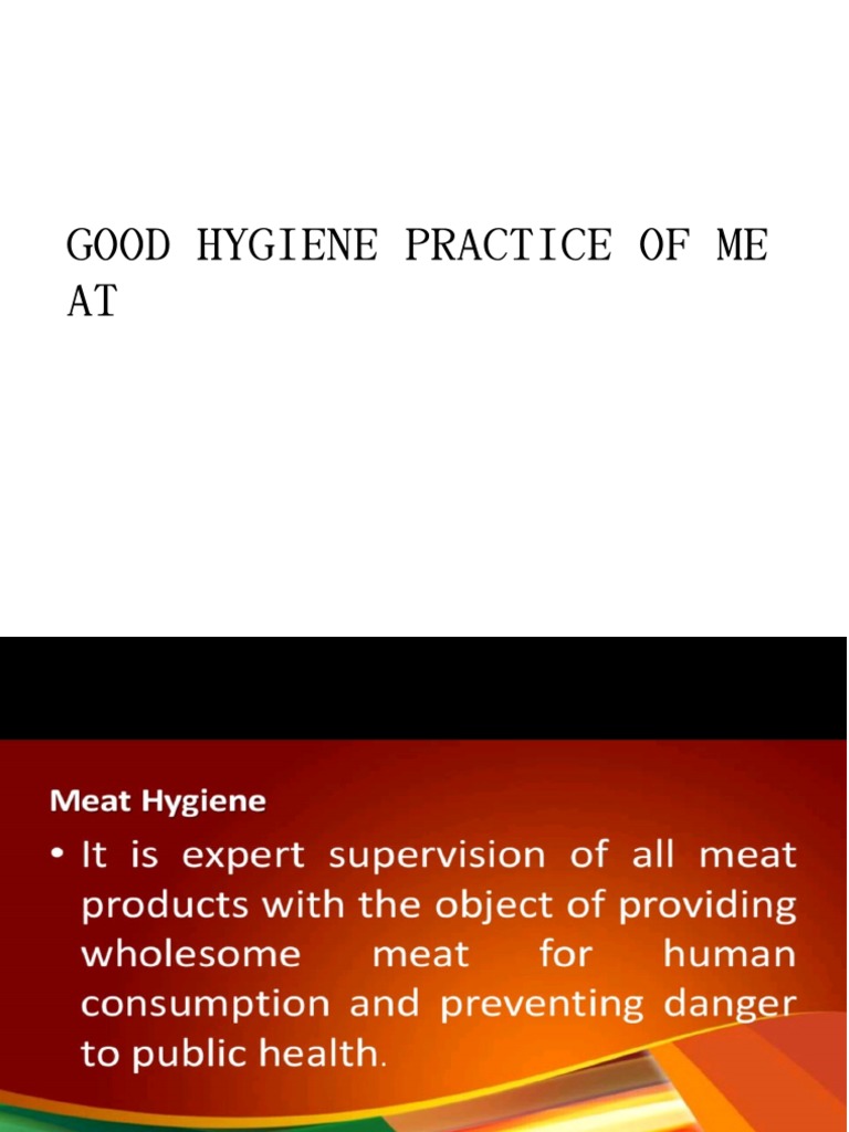 GHP in Meat | PDF
