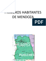 Primeros Habitantes de Mendoza