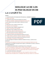 Bases Fisiologicas de Los Procesos Psicologicos de La Conducta