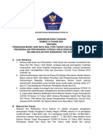 Addendum Surat Edaran KaSatgas No. 13 Tahun 2021 Tentang Peniadaan Mudik Hari Raya Idul Fitri Tahun 1442H Dan Upaya Pengendalian Penyebaran COVID-19 Selama Bulan Suci Ramadh