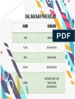 JADUAL BACAAN PAGI