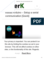 Matlab Arduino - Setup A Serial Communication (Quick) - UserK