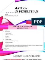 III - Sistematika Usulan Penelitian