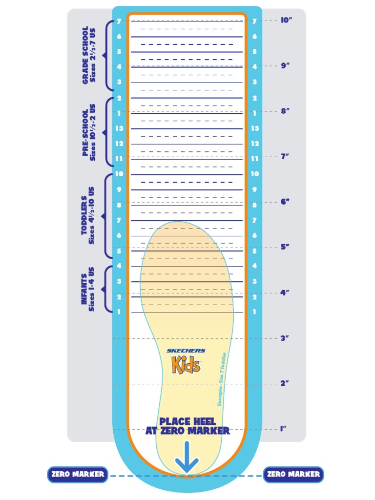 Kids Size Chart Us | PDF | Foot
