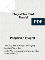 Integral Tak Tentu Parsial