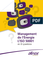 Plaquette AFNOR Sur La Norme ISO 50001 Management de L'énergie